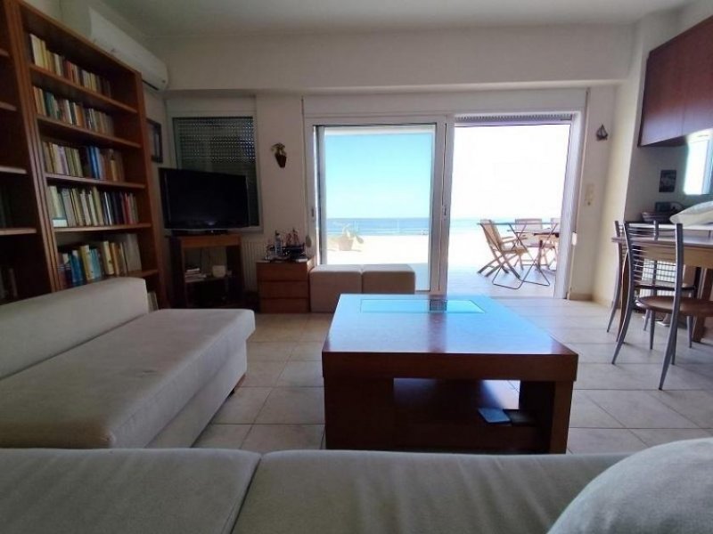 Rethymno Kreta, Rethymno: Einzigartiges Apartment mit Meerblick in Strandnähe zu verkaufen Wohnung kaufen